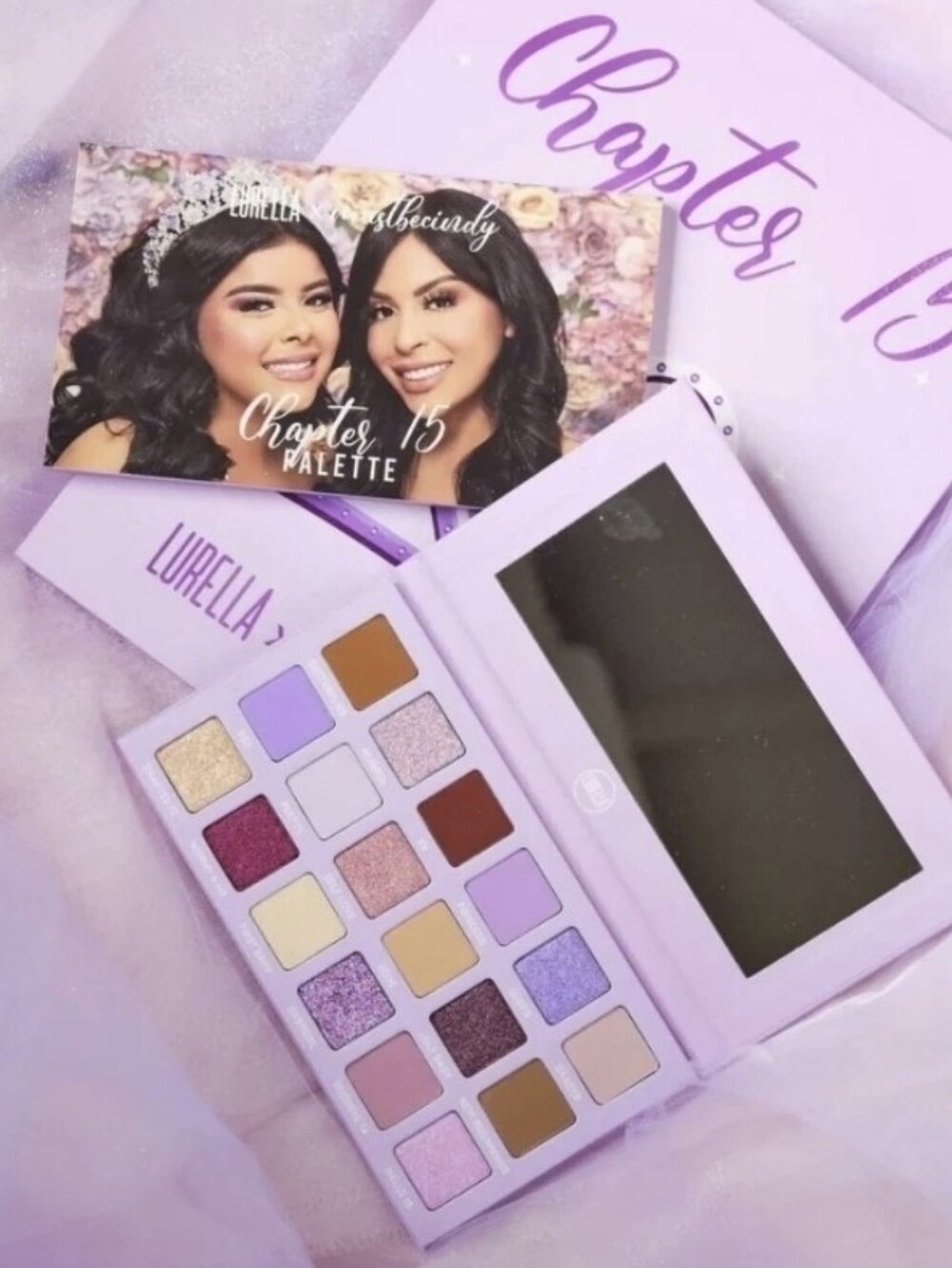 Chapter 15 Lavender & Rose Eyeshadow Palette — Soft Lilac Collection